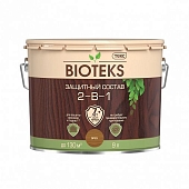 Деревозащитное средство Bioteks 2в1 орех 9 л