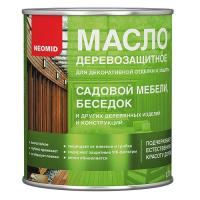 Масло Neomid деревозащитное для садовой мебели бесцветный 0,75 л