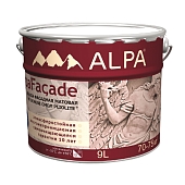 Краска фасадная Alpa Facade на основе смол база С 9 л