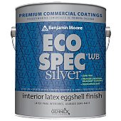 Краска интерьерная Benjamin Moore Eco Spec WB Silver Interior Latex Eggshel Finish 474-2Х 3,8 л