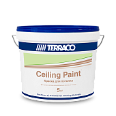 Краска интерьерная Terraco Ceiling Paint для потолка 5 кг