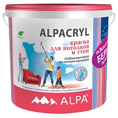 Краска интерьерная Alpa Alpacryl для потолка 2 л