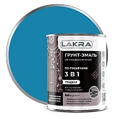Грунт-эмаль Лакра 3в1 гладкий голубой 0,8 кг