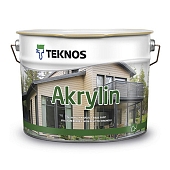 Краска фасадная Teknos Akrylin PM1 9 л 