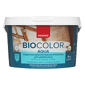 Деревозащитное средство Neomid Bio Color Aqua бесцветный 9 л