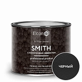Краска специальная Elcon Smith по металлу молотковый чёрный 0,4 кг