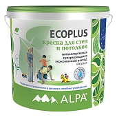 Краска интерьерная Alpa Ecoplus латексная 5 л